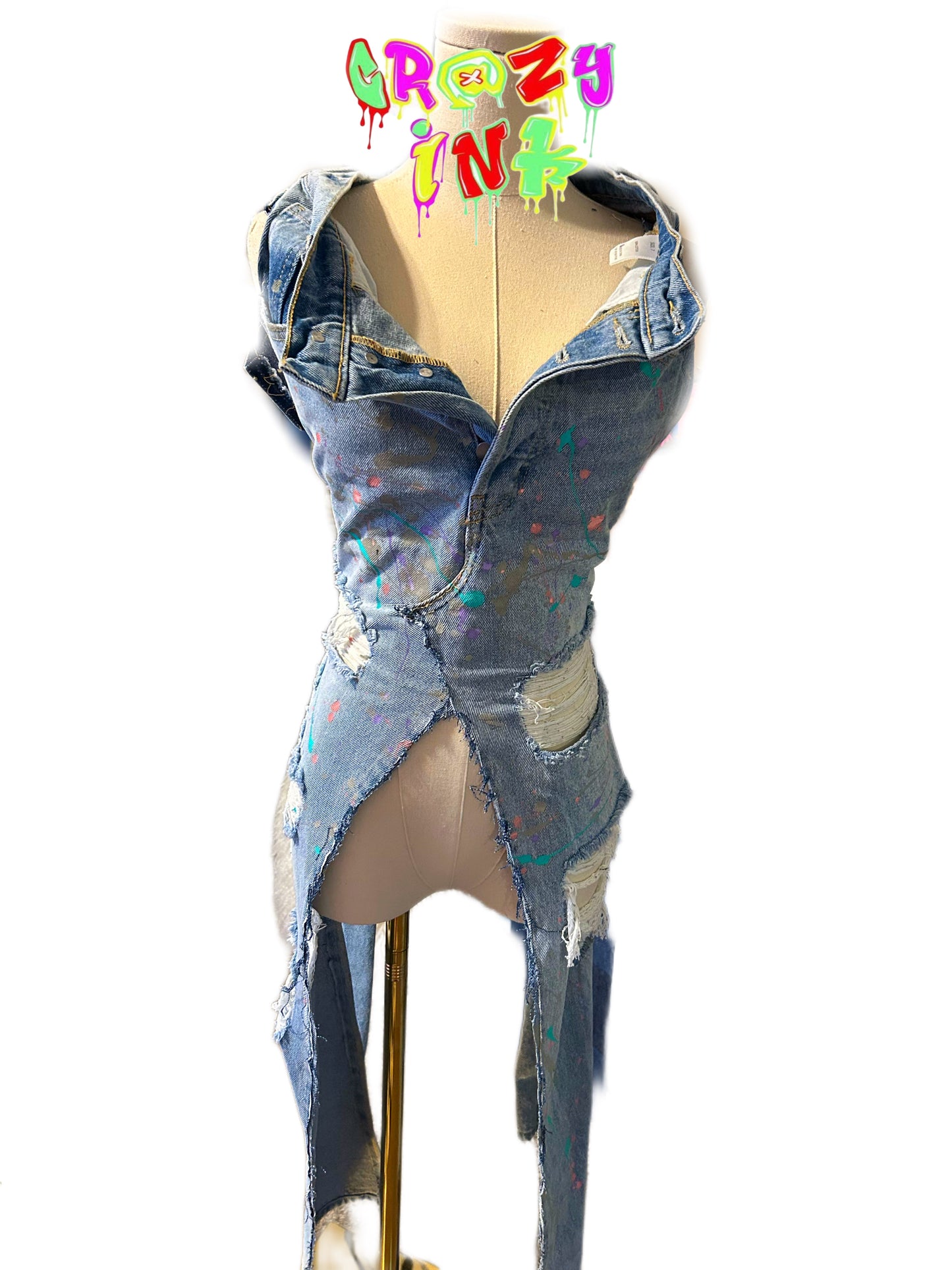 JEANS 👖 HALTER TOP