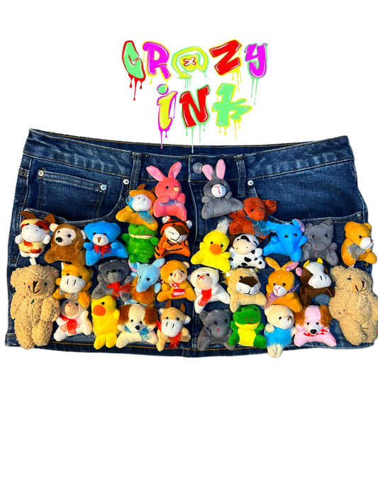 CRAZY ANIMALS SKIRT